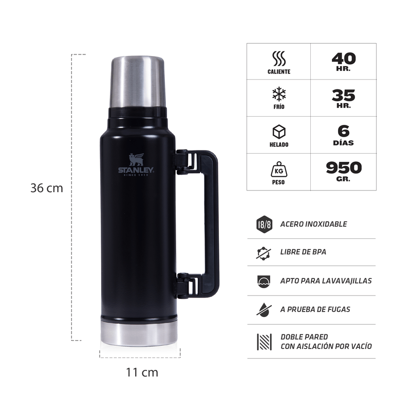 Pack Matero Negro 1.4 lt