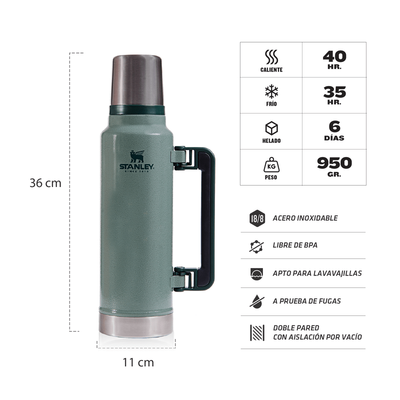 Pack Matero Verde 1.4 lt con Despolvillador