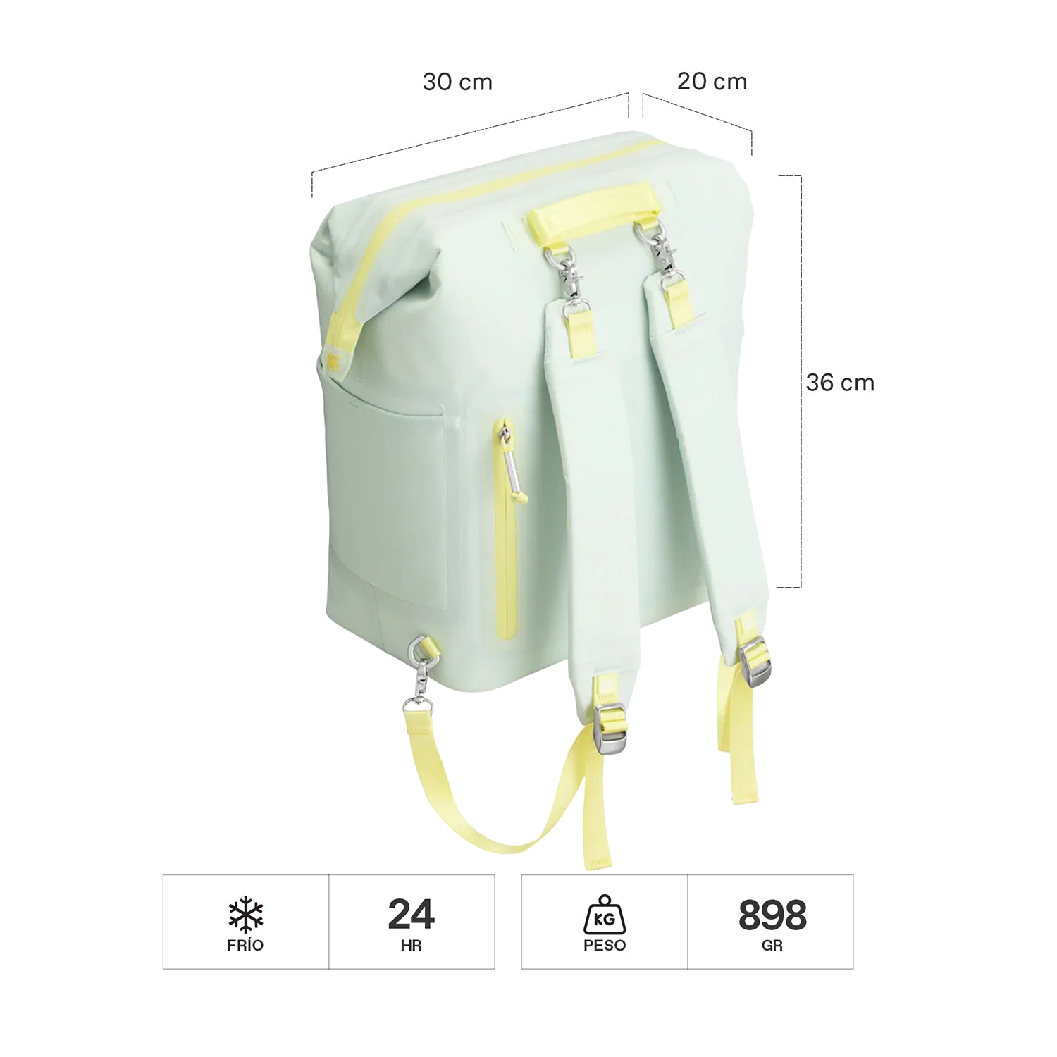 Soft Cooler Madeleine Midi Mochila Mist