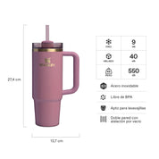 Quencher H2.0 Adventure Antique Pink | 887 ml