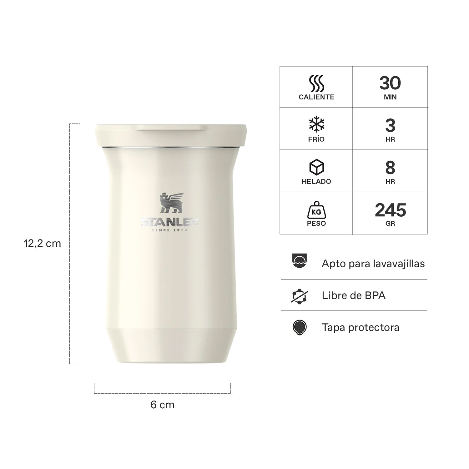Mate Slim Stanley Cream Gloss | 200 ml