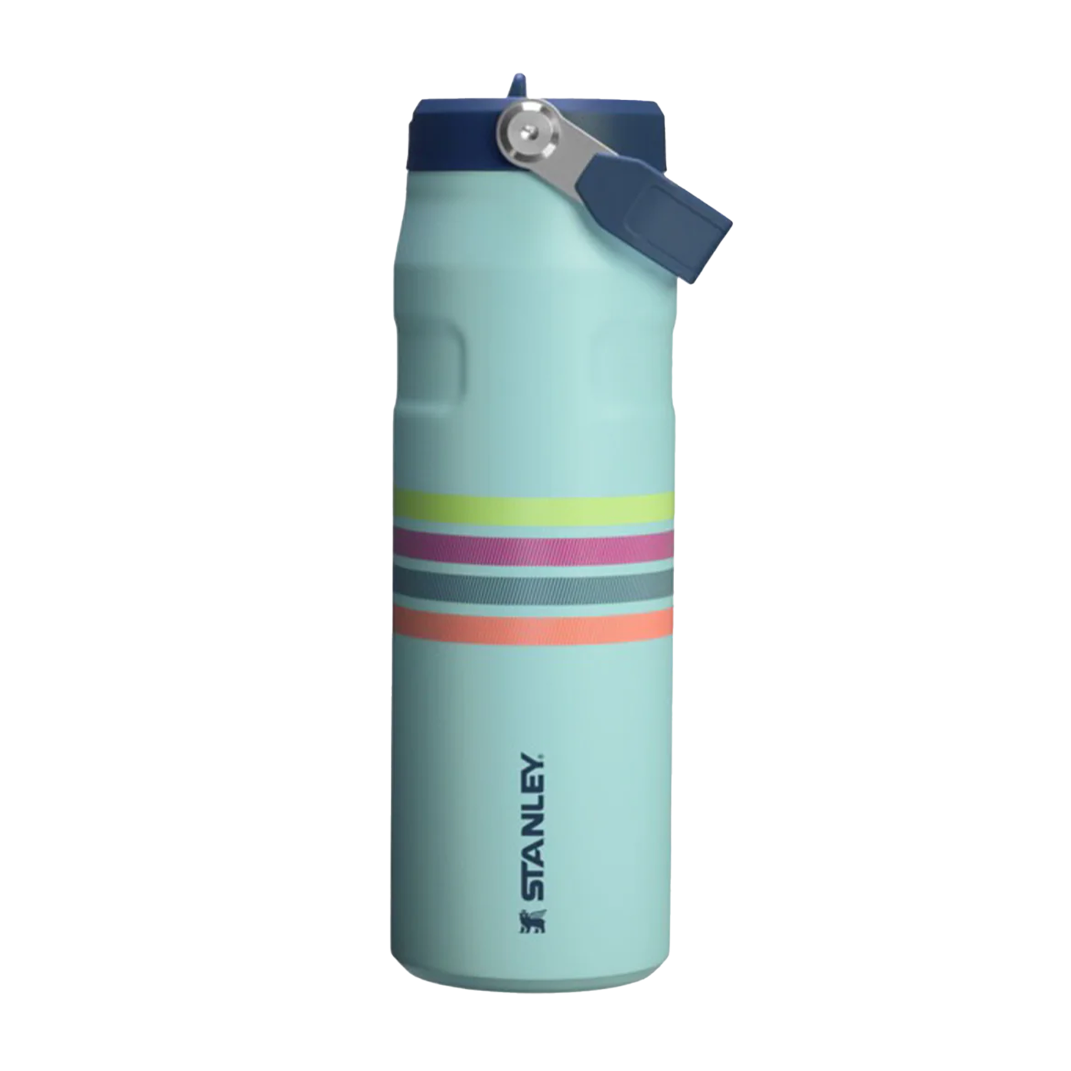 Botella Térmica Stanley Flip Straw Aerolight Seafoam Stripe | 710 ml