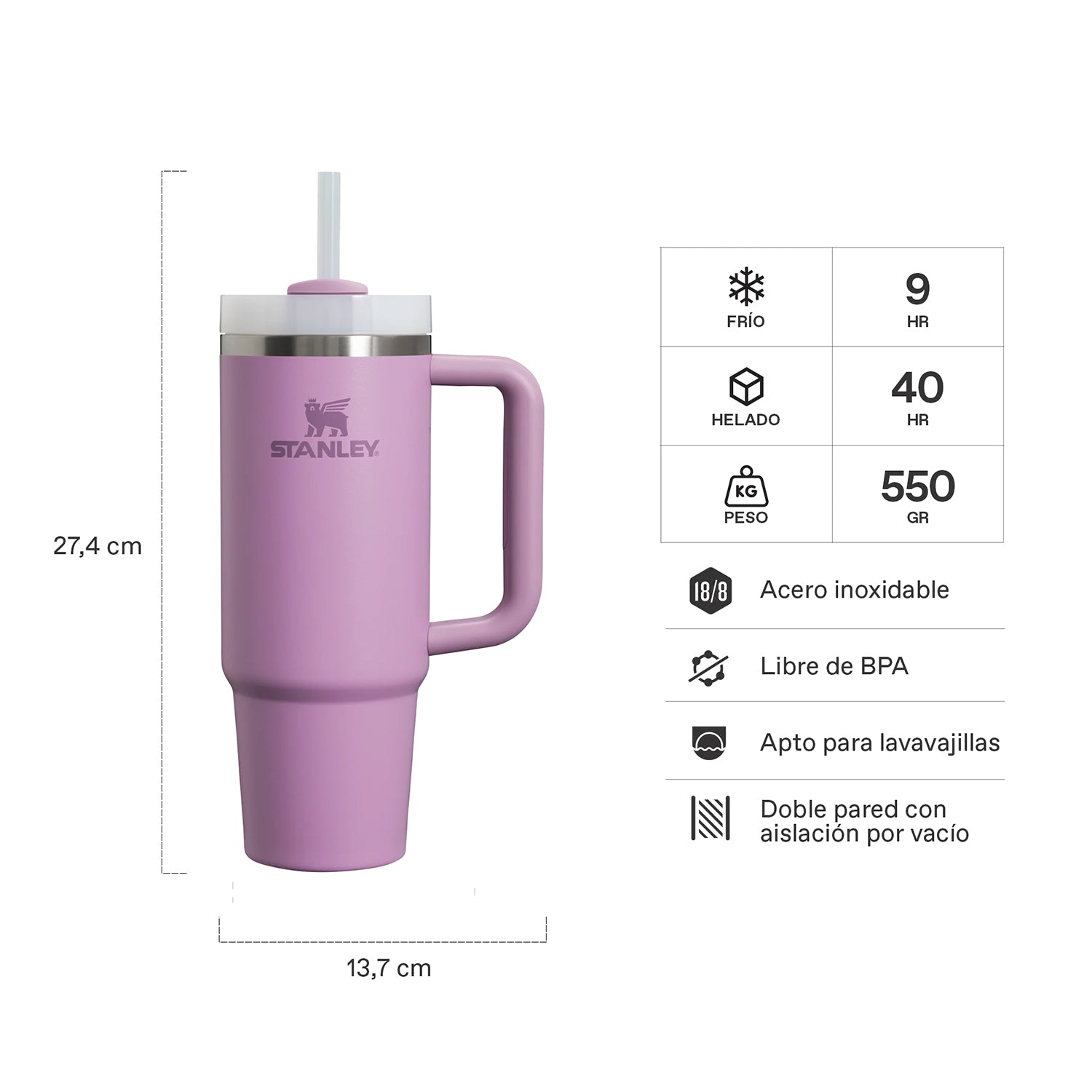 Quencher H2.0 Adventure Lilac | 887 ml