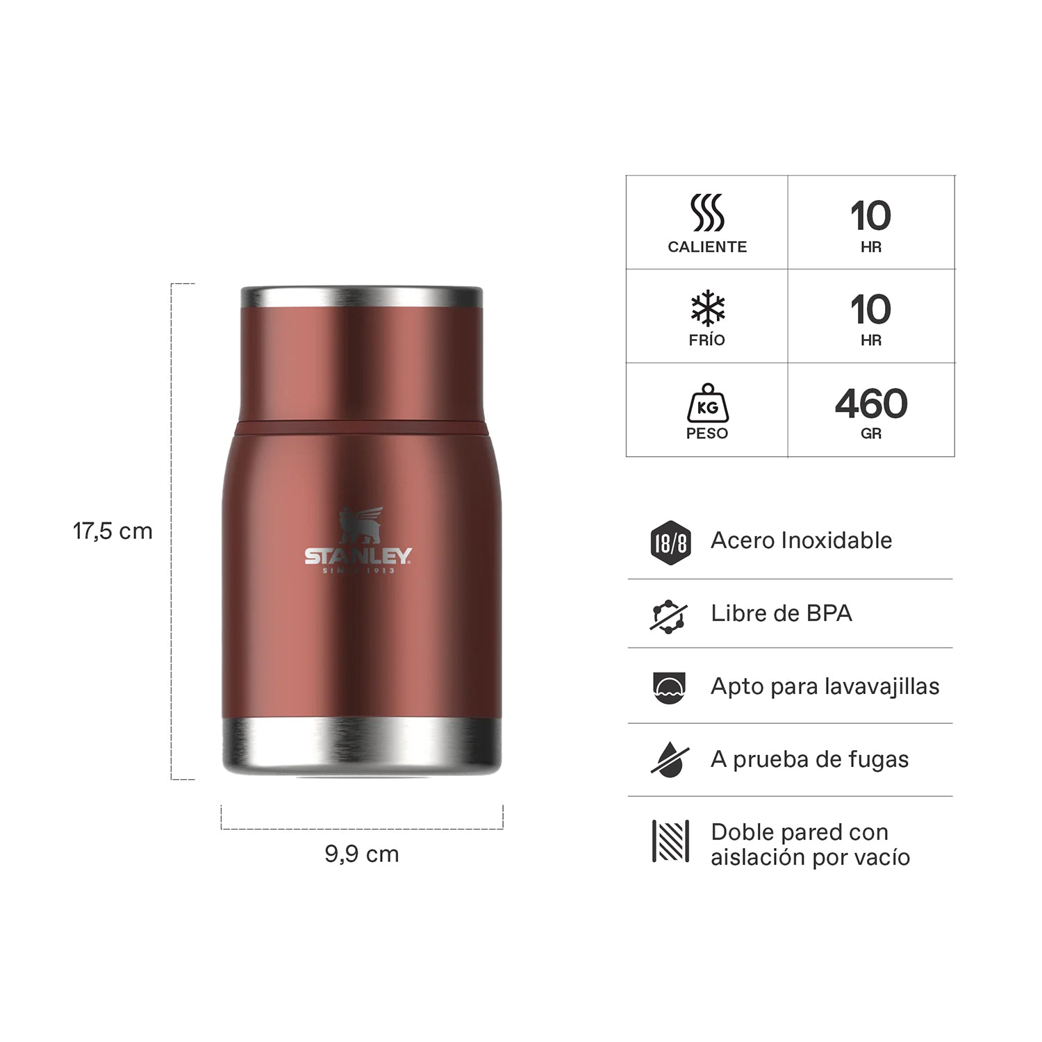 Termo Comida Adventure To-Go Rojo | 710 ml