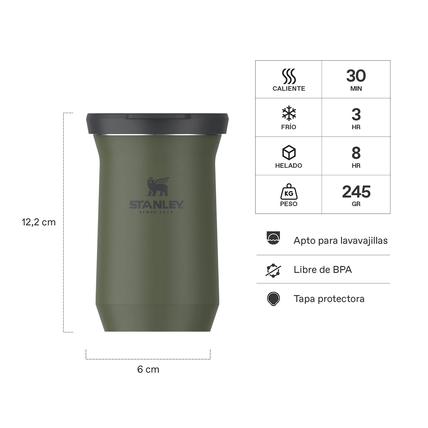 Mate Slim Stanley Dried Pine| 200 ml