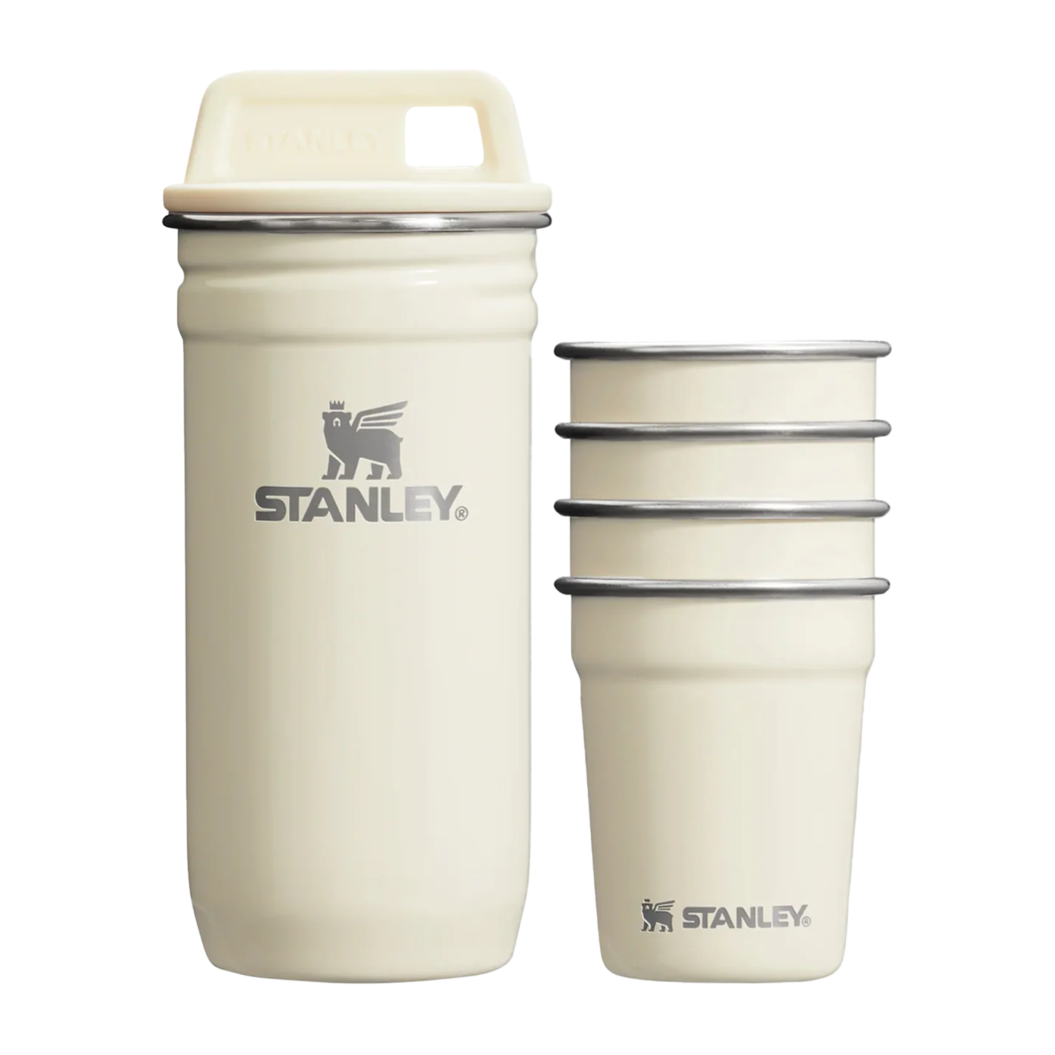 Set de 4 Vasos Camping Cream Gloss | 4 Unidades 59 ml