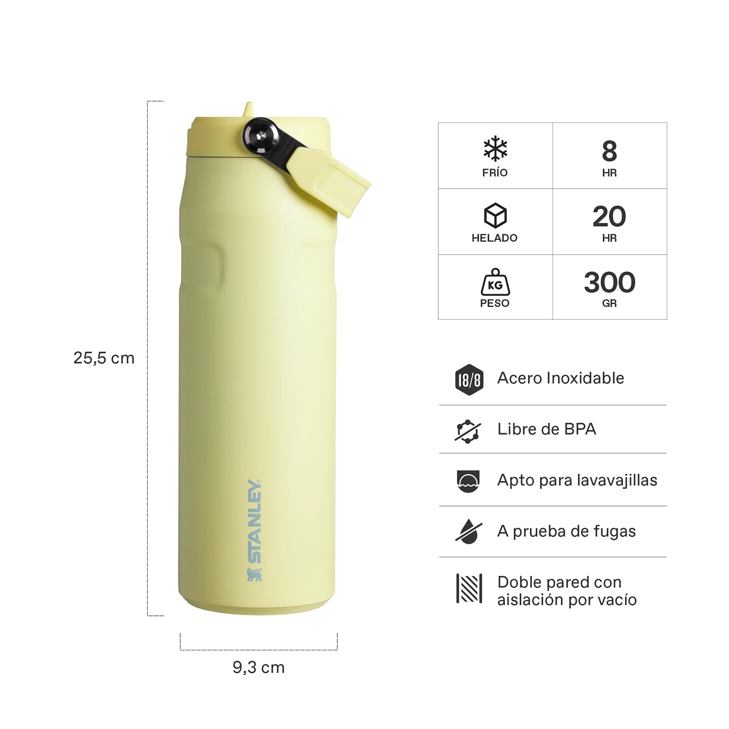 Botella Térmica Stanley Flip Straw Aerolight Pomelo | 710 ml