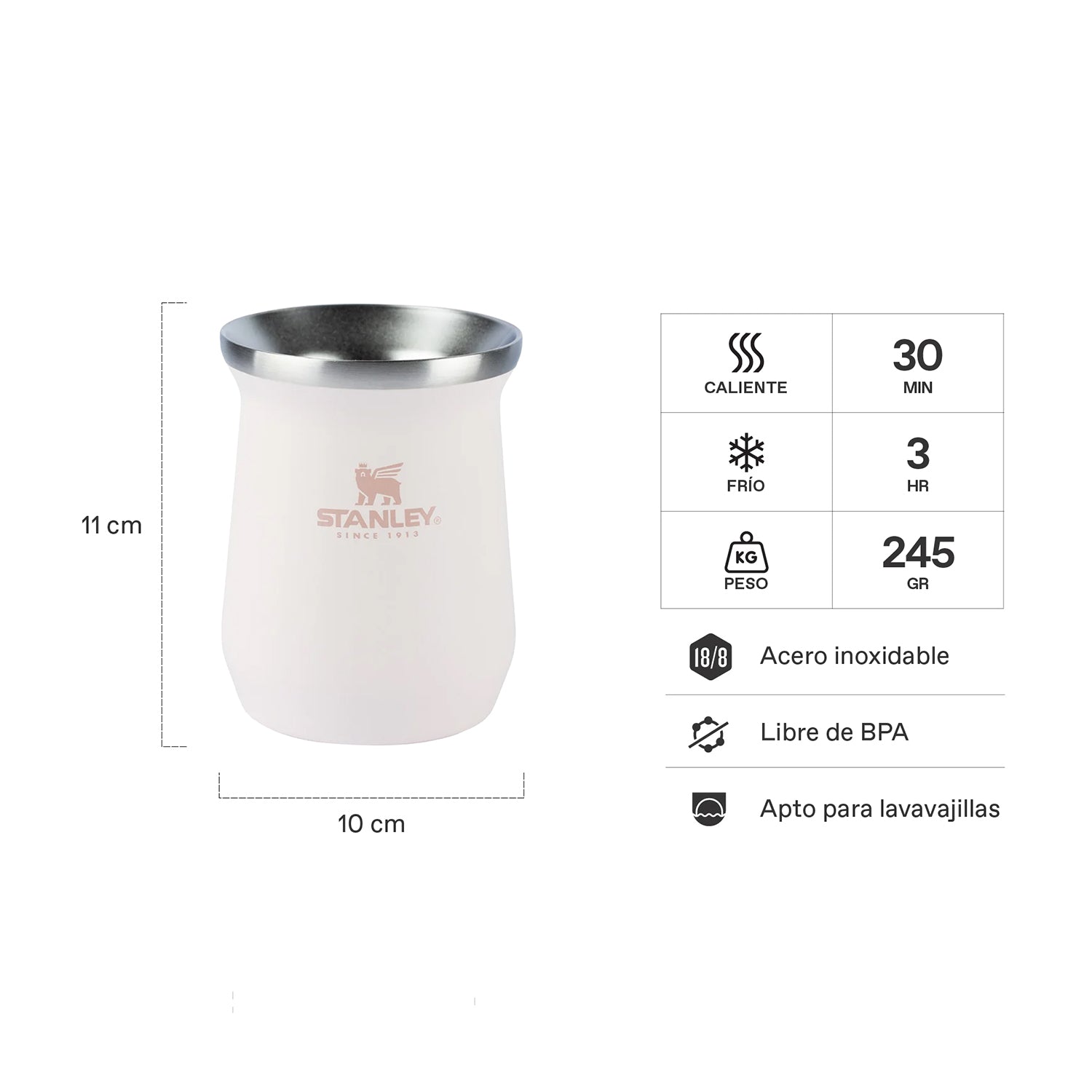 Mate Stanley Rosa Palo 236 ml