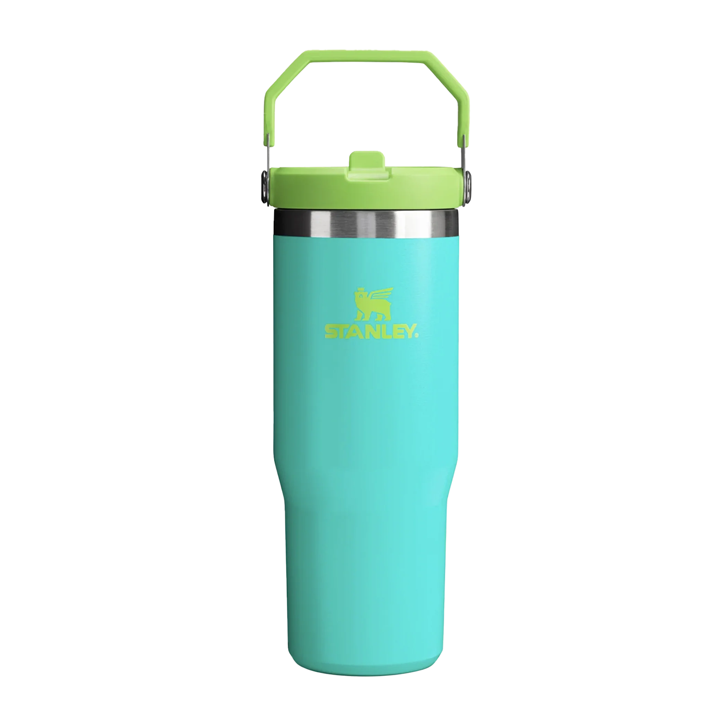 Botella Térmica Stanley Flip Straw Tropical Teal | 887 ml