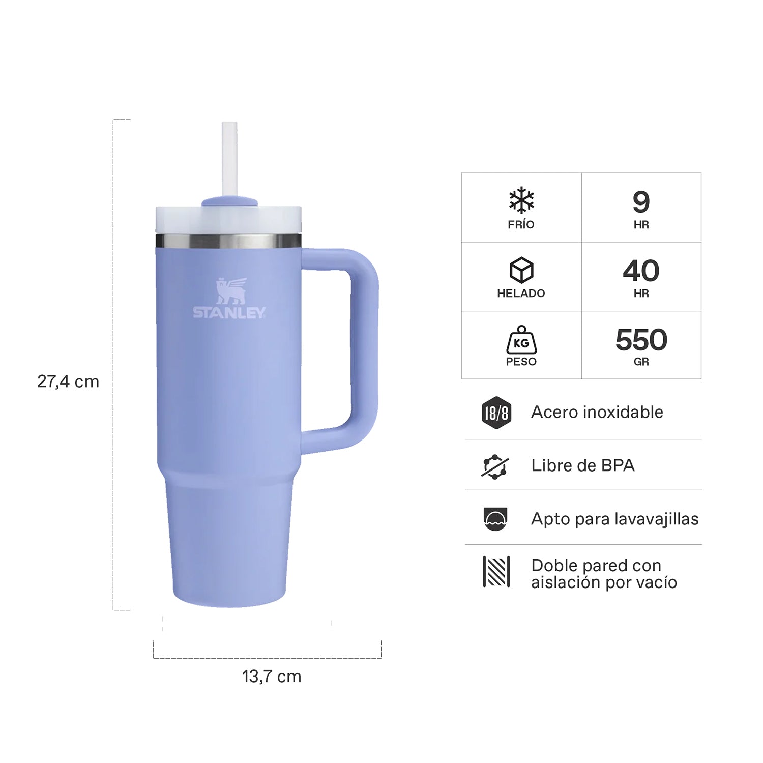 Quencher H2.0 Adventure Hydrangea | 887 ml