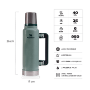Pack Matero Verde 1.4 lt con Despolvillador
