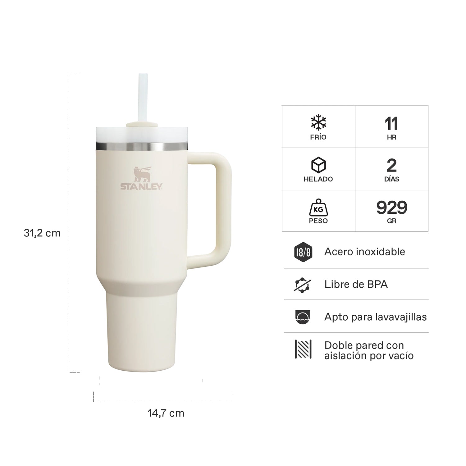 Pack Big & Mini Stanley Cream