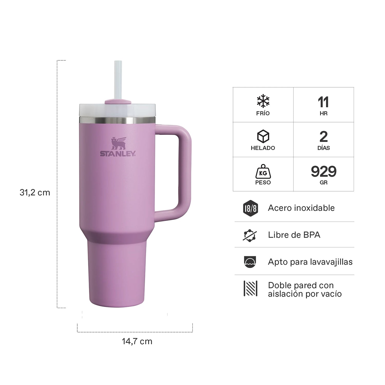 Pack Big & Mini Stanley Lilac