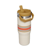 Botella Térmica Stanley Flip Straw Varsity Cream Mesh | 887 ml