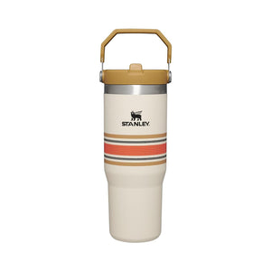 Botella Térmica Stanley Flip Straw Varsity Cream Mesh | 887 ml
