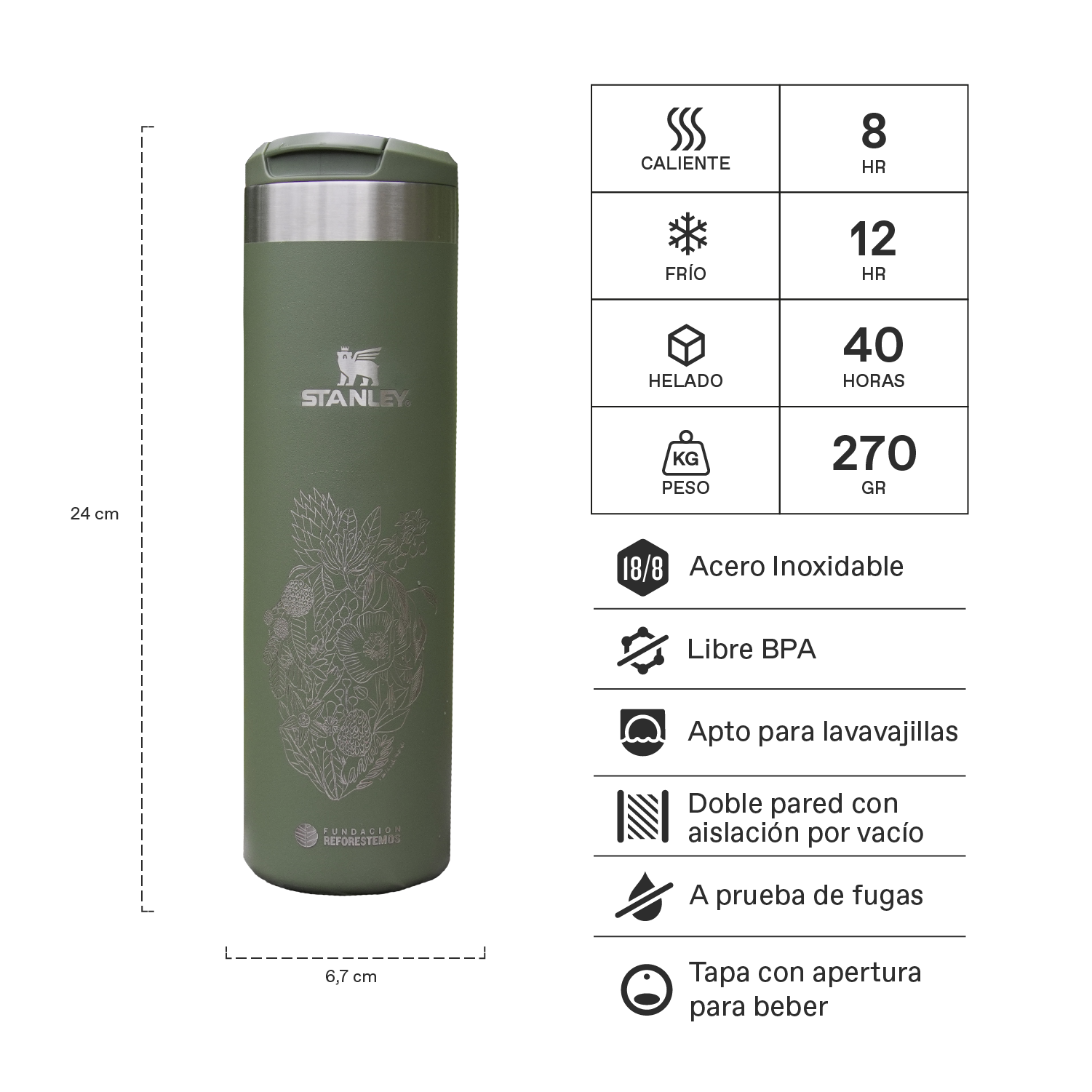 Reforestemos Aerolight 591 ML Dried Pine
