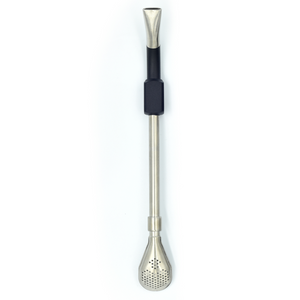 BOMBILLA PARA MATE DE CUCHARA NEGRO