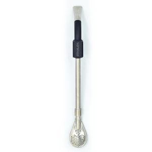 BOMBILLA PARA MATE DE CUCHARA NEGRO