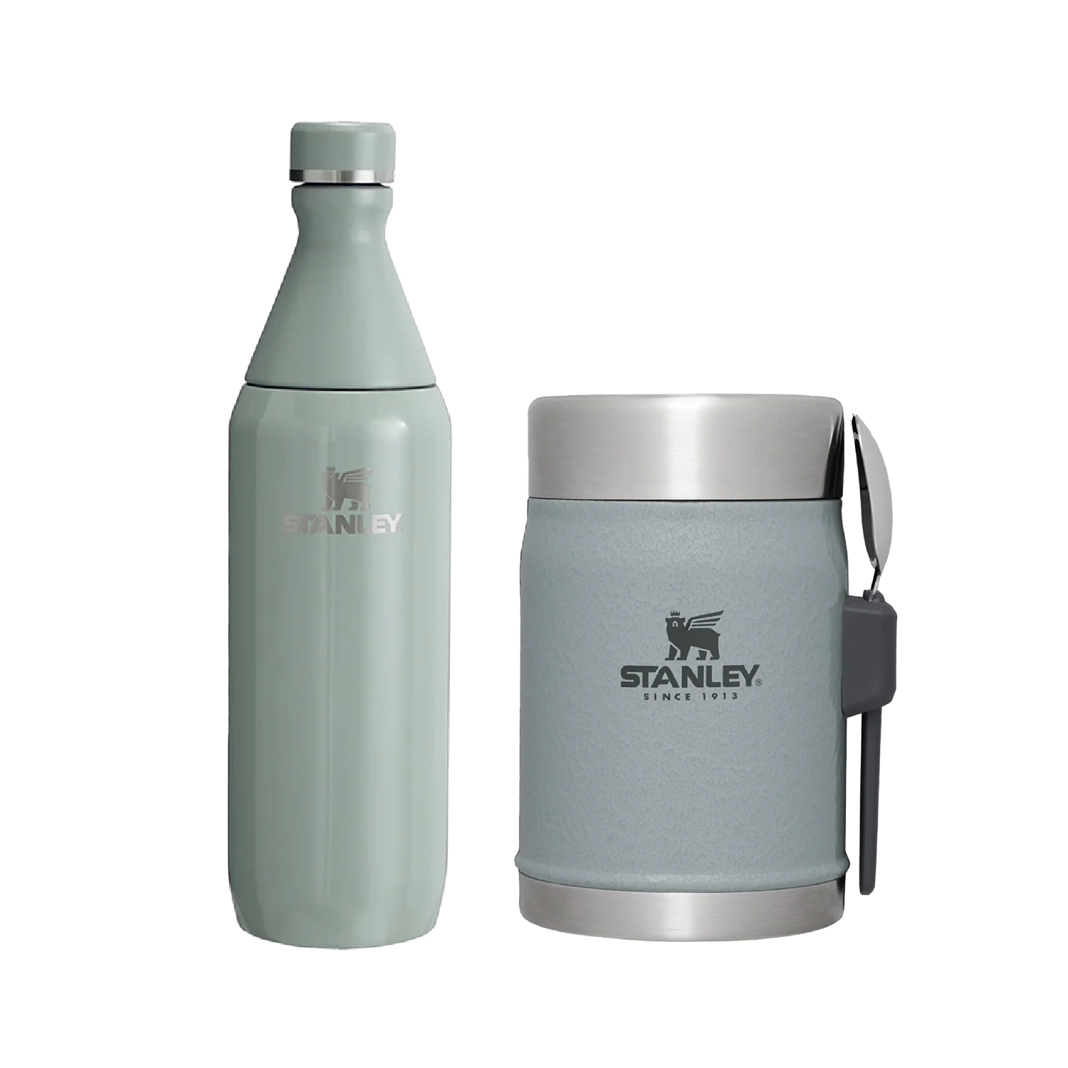 Pack Stanley Botella Slim 591 ml + Termo Comida 414 ml