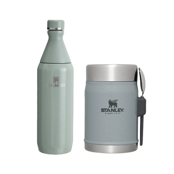 Pack Stanley Botella Slim 591 ml + Termo Comida 414 ml