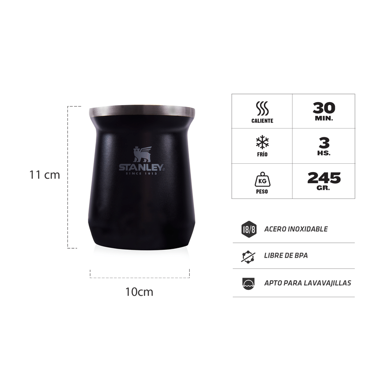 Mate Stanley Negro 236 ml