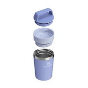 Mug cafe Stanley morado 236 ml abierto