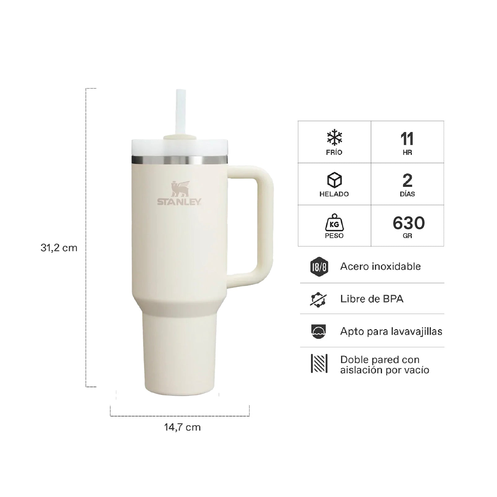 Quencher H2.0 Adventure Cream 2.0 | 1.18 lt