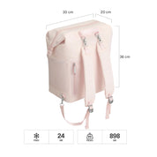 Soft Cooler Madeleine Midi Mochila Rosa Palo