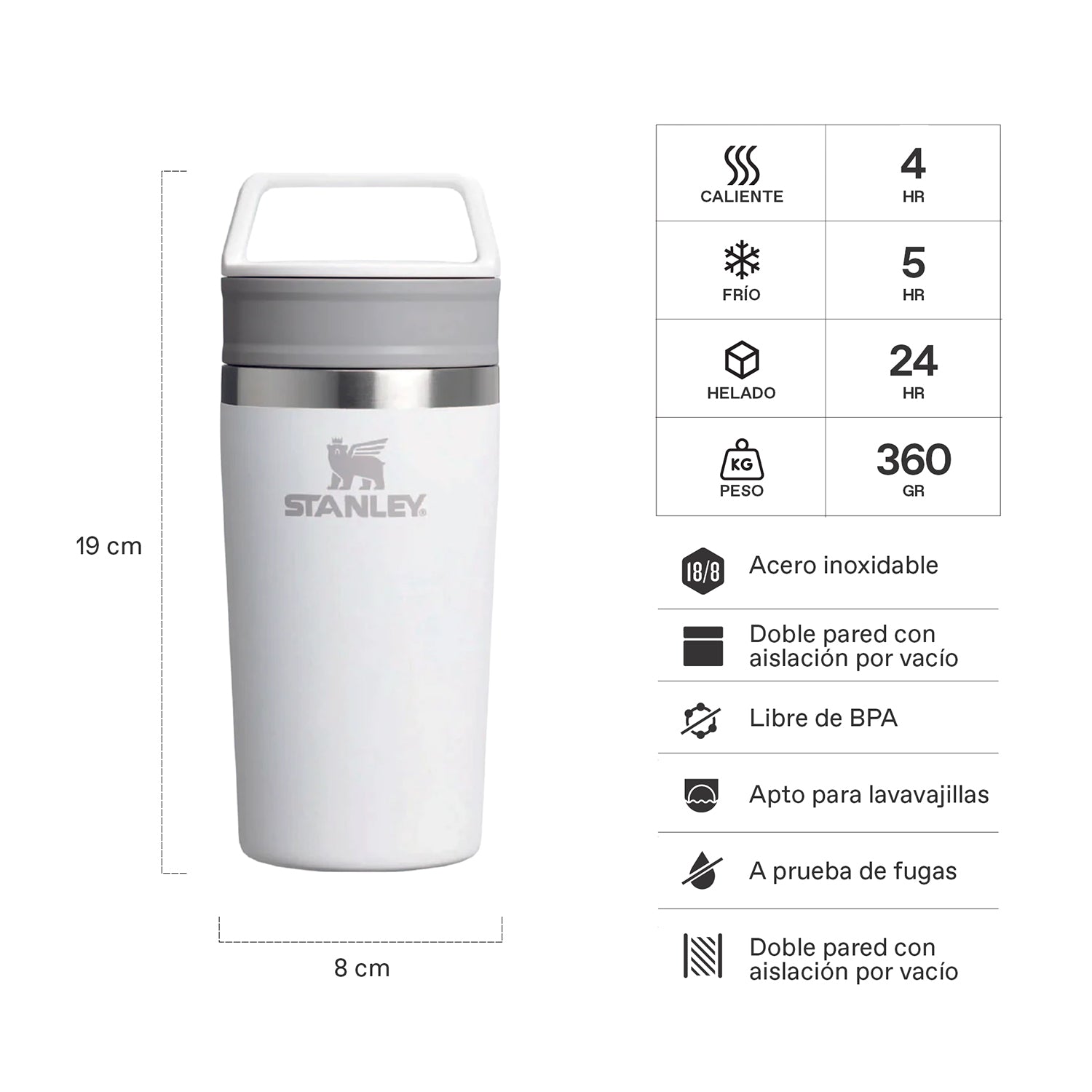 Mug Cafe To Go Frost | 354 ml