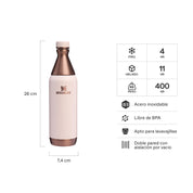 Botella Térmica All Day Slim Gilded Sugar | 591 ml