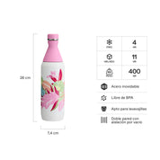 Botella Térmica All Day Slim Frost Tropic | 591 ml