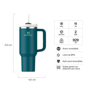 Quencher H2.0 Adventure Coastal Teal | 1.18 lt