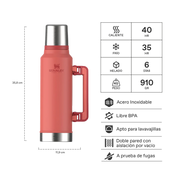 Termo Stanley Classic Hot Coral | 1.4 Lt