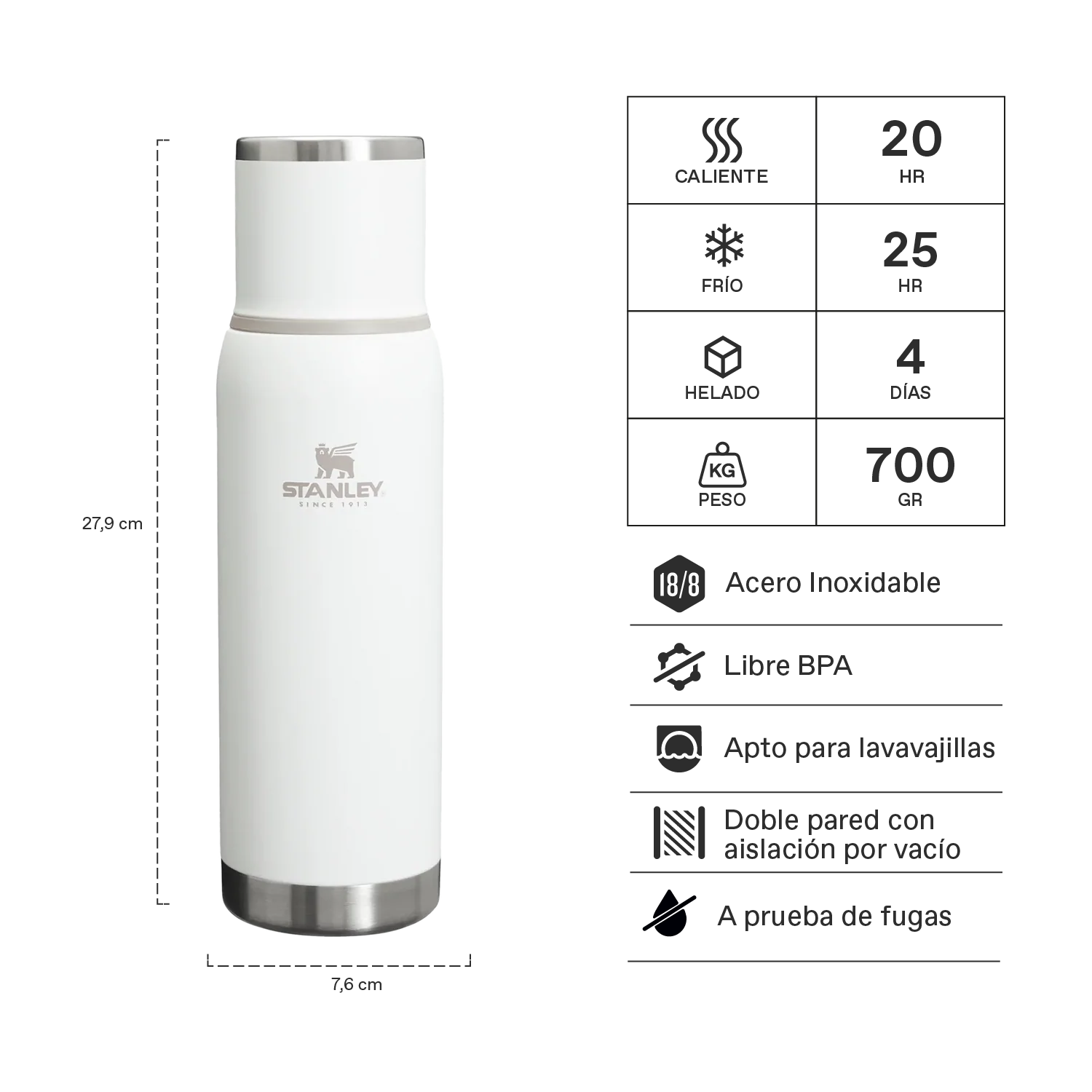 Termo Adventure To-Go Frost | 750 Ml