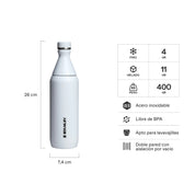 Botella Térmica All Day Slim Chalk Vert| 591 ml