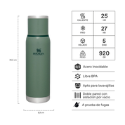 Termo Adventure To-Go Verde| 1 lt