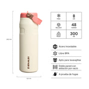 Botella Térmica Flip Straw Aerolight Cream Rose Gold | 710 ml