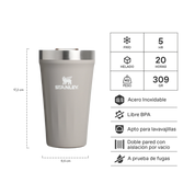 Vaso de Cerveza Everyday Sage Grey | 473 ml