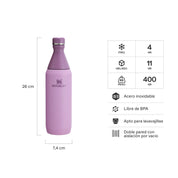 Botella Térmica All Day Slim Lilac | 591 ml