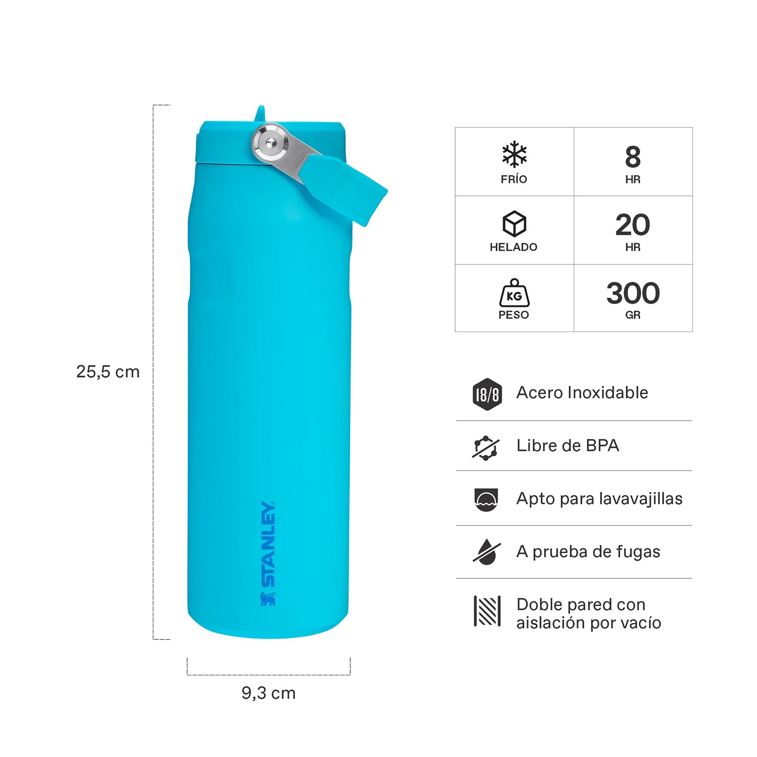 Botella Térmica Stanley Flip Straw Aerolight Splash | 710 ml