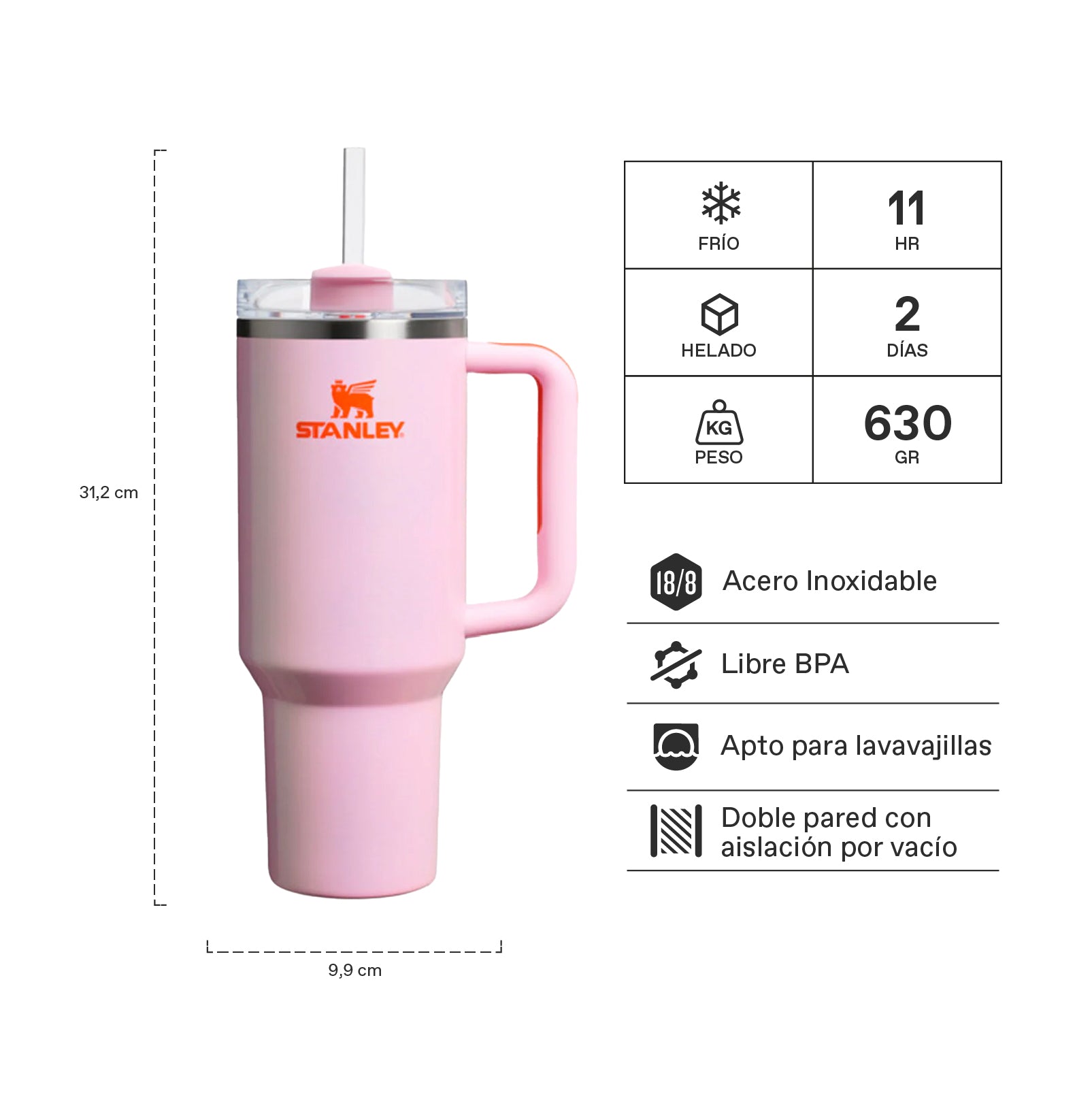 Quencher H2.0 Adventure Rose Petal Shimmer | 1.18 lt