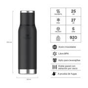 Termo Adventure To-Go Black 2.0 | 1 lt