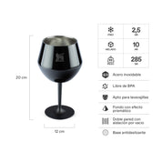 Copa Cóctel Stanley Black Gloss | 414 ml