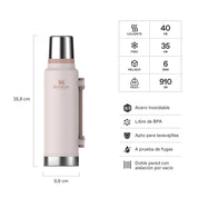 Termo Stanley Classic Rosa Palo | 1.4 lt