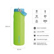 Botella Térmica Stanley Flip Straw Aerolight Bright Lime | 710 ml