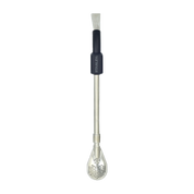 Bombilla para Mate de Cuchara Negra