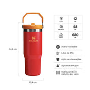 Botella Térmica Stanley Flip Straw Chili | 887 ml
