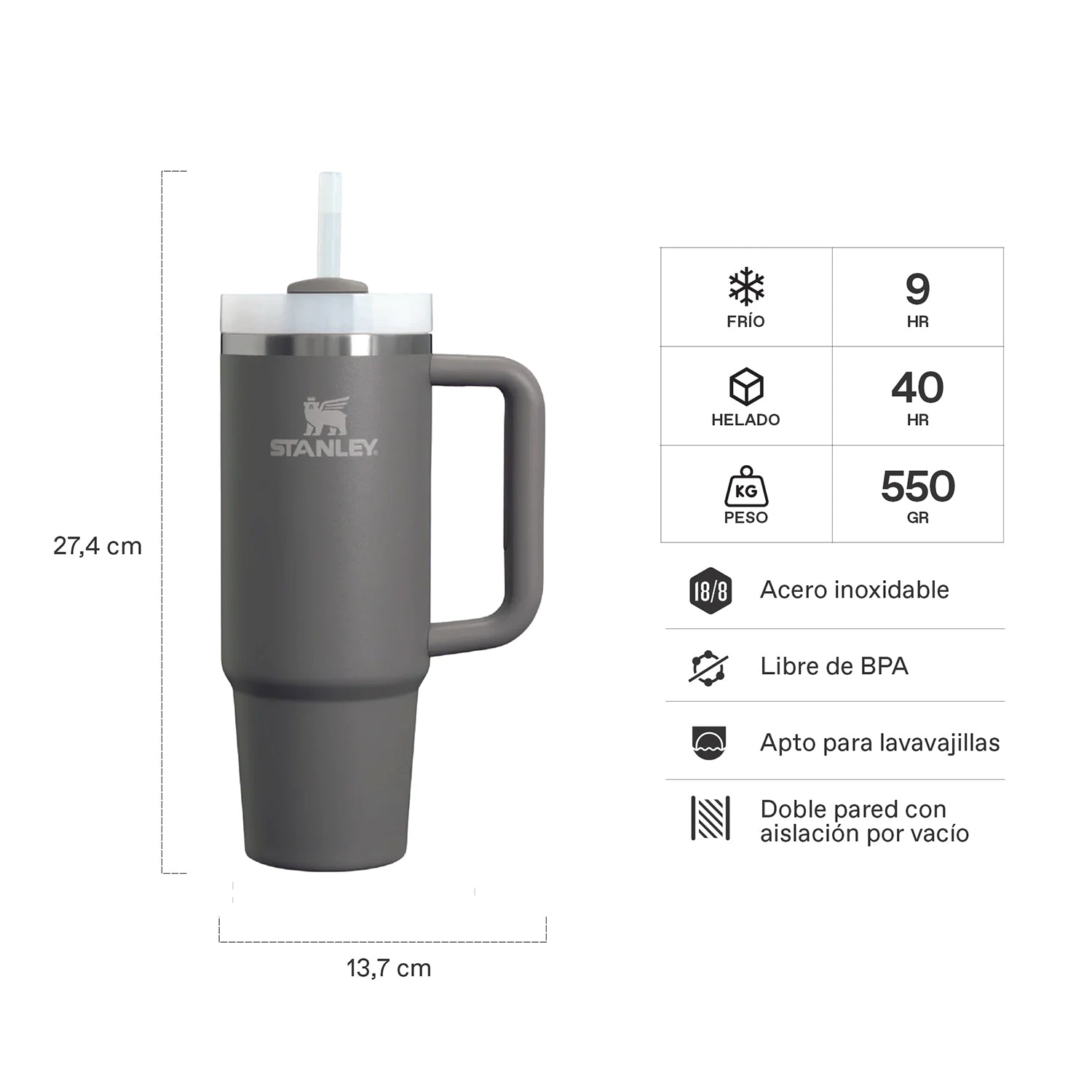Quencher H2.0 Adventure Stone| 887 ml