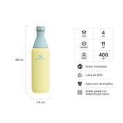 Botella Térmica All Day Slim Pomelo | 591 ml