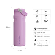 Botella Térmica Stanley Flip Straw Aerolight Lilac | 710 ml